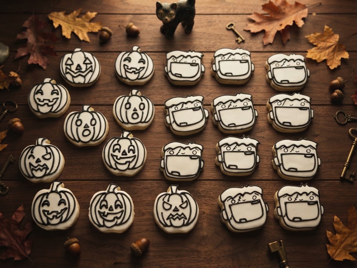 Halloween Paint-Your-Own (PYO) Cookie Activity Box ππ¨ - Image 5
