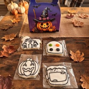 Halloween Paint-Your-Own (PYO) Cookie Activity Box 🎃🎨